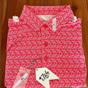 1764 Gear Up golf Polo. Med. NWT